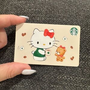 Starbucks Green and White Card